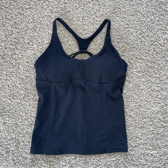 Prana Strappy Work Out Top Tank Momento Bundle Black Blue Size Small - Picture 4 of 9